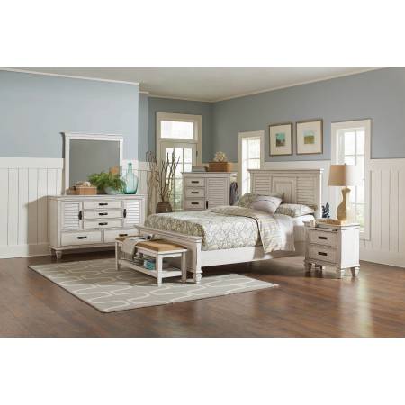 Franco Bedroom KE 4PC SET (KE.BED,NS,DR,MR) 205331KE-S4