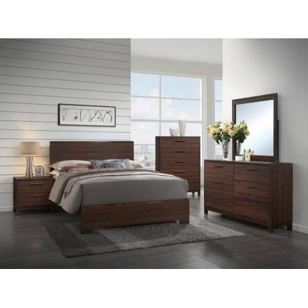 Edmonton California King Bed 5 Piece Set (KW.BED,NS,DR,MR,CH) 204351KW-S5