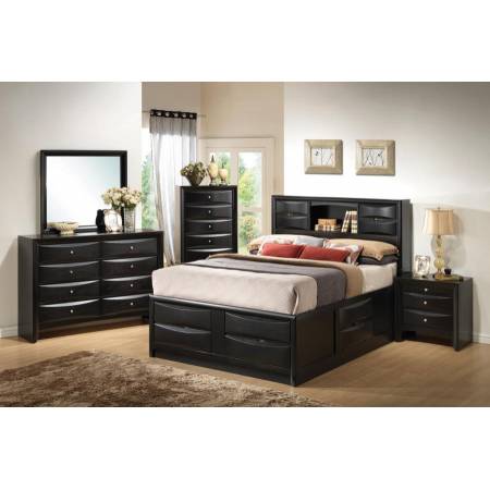 Briana Queen Storage Bed 5 Piece Set (Q.BED,NS,DR,MR,CH) 202701Q-S5