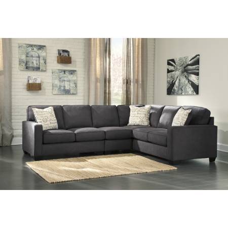 16601 Alenya LAF Loveseat + Armless Chair + RAF Sofa