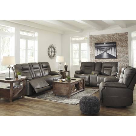 U54602 Wurstrow 3PC SETS PWR REC Sofa with ADJ Headrest + PWR REC Loveseat/CON/ADJ HDRST + Recliner