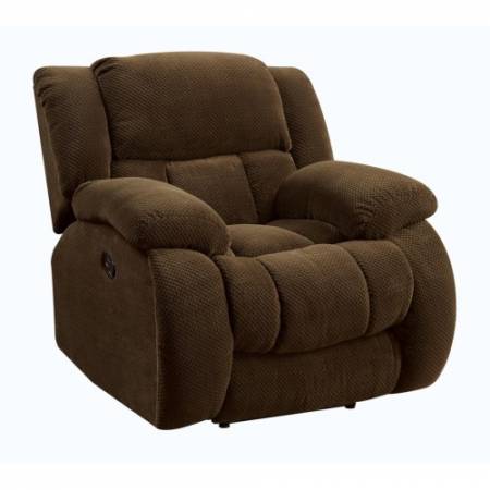 601926 Weissman Casual Pillow Padded Glider Recliner