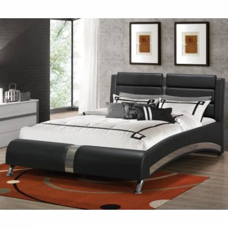 300350KE Upholstered Beds Modern King Jeremaine Upholstered Bed
