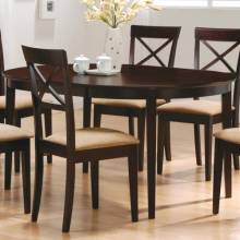 100770 Mix & Match Oval Dining Leg Table