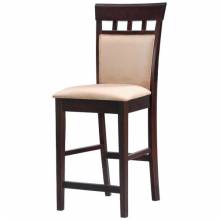 100219 Mix & Match 24" Upholstered Panel Back Bar Stool with Fabric Seat