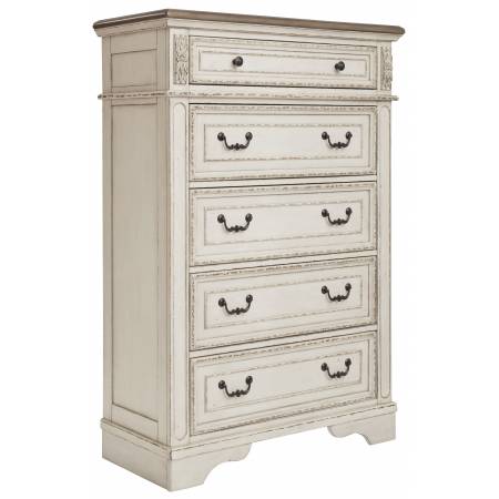 B743 Realyn Five Drawer Chest