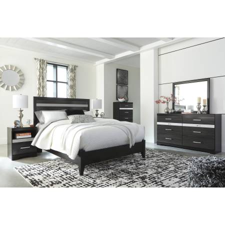 B304 Starberry 4PC SETS Queen Panel Bed