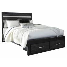 B304 Starberry Queen Panel Bed Storage