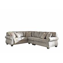 48701 Olsberg LAF Sofa w/Corner Wedge + Armless Chair + RAF Loveseat