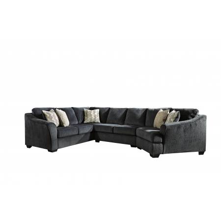 41303 Eltmann RAF Cuddler + Armless Chair + LAF Sofa w/Corner Wedge