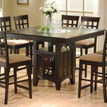 Mix & Match Counter Height Dining Table with Storage Pedestal Base 100438