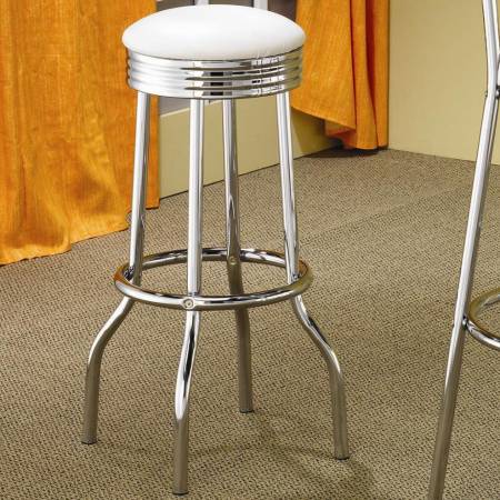 Cleveland Chrome Plated Soda Fountain Bar Stool 2299W