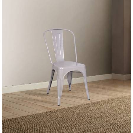 SILVER SIDE CHAIR 96256