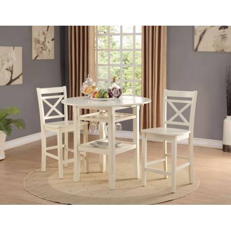 72545+72547*2 3PC SETS COUNTER HEIGHT TABLE + 2 COUNTER HEIGHT CHAIRS