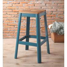 72333 FROSTED TEAL BAR STOOL