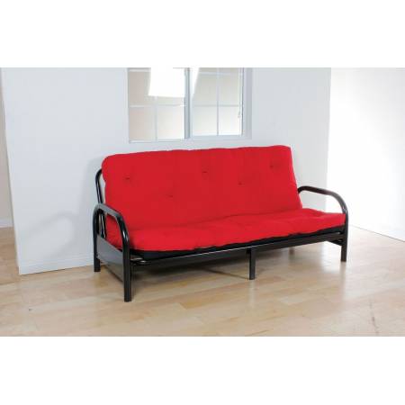 02812 8"FUTON MATRESS RED/BLK