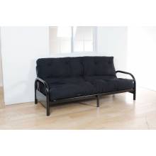 02802 6"FUTON MATRESS BLK/BLK