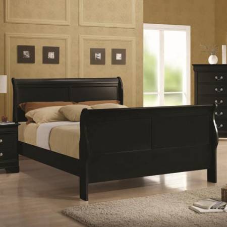 Louis Philippe Twin Sleigh Panel Bed 203961T