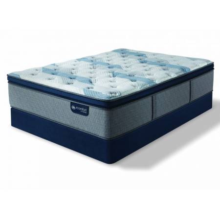 Blue Fusion 300 Plush Pillow Top Mattress King Serta iComfort Hybrid