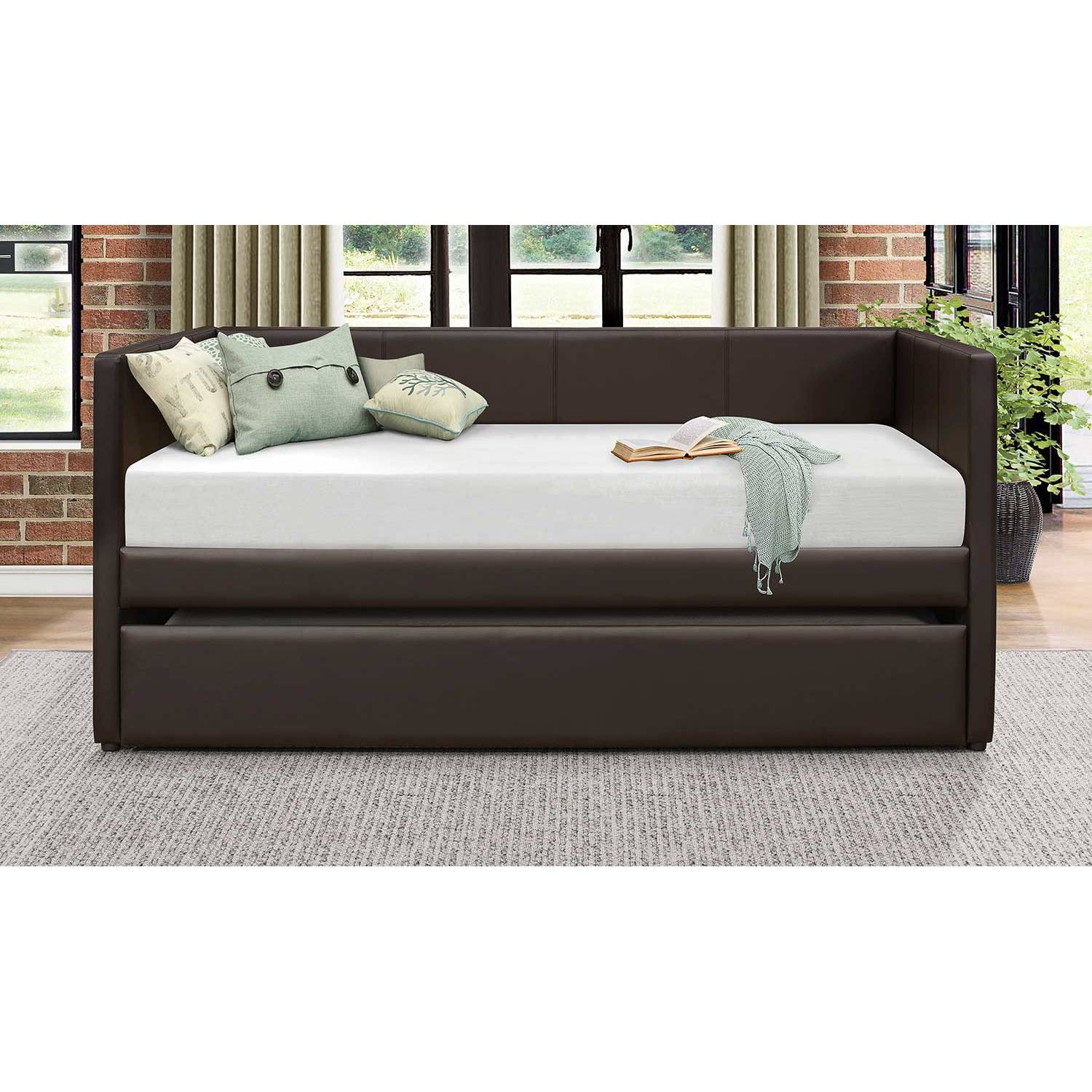 Adra Daybed With Trundle - Dark Brown 4949DBR-A+B