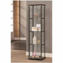 Curio Cabinets 4 Shelf Contemporary Glass Curio Cabinet 950171