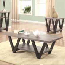 70539 Two-Tone Angled Leg Coffee Table  705398