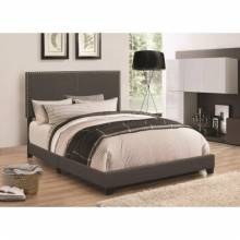Upholstered Beds Upholstered Full Bed with Nailhead Trim 350061F