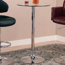Bar Units and Bar Tables Round Bar Table with Chrome Base 120341