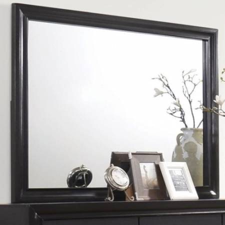 Miranda Mirror with Wood Frame 206364
