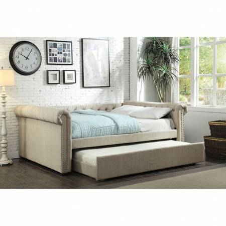 LEANNA QUEEN DAYBED W/ TRUNDLE