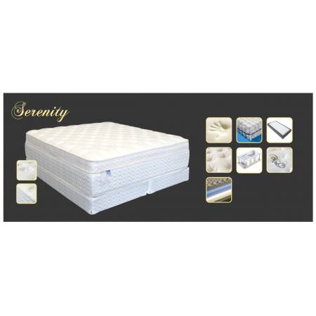 Serenity Euro Pillowtop 18” Queen