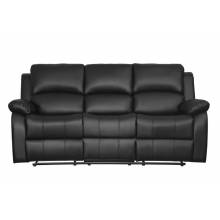 9928BLK Clarkdale Double Reclining Sofa with Center Drop-Down Cup Holders