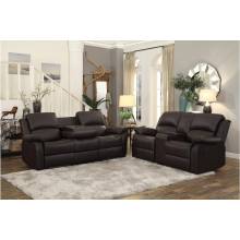 9928DBR Clarkdale 2PC SET: SOFA, LOVE