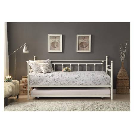 4965W Lorena Metal Daybed with Trundle