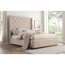 5877BE Fairborn California King Platform Bed with Storage Footboard