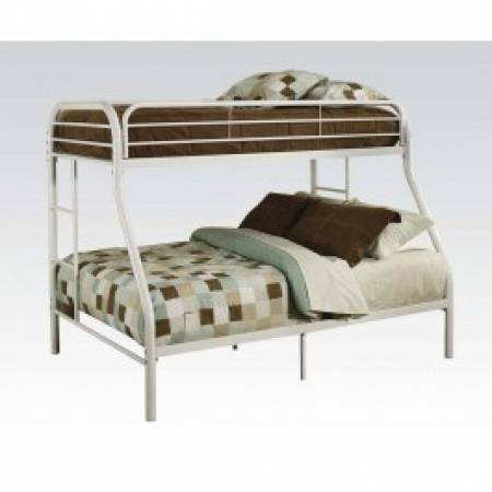 TRITAN WHITE T/F BUNK BED 02053WH