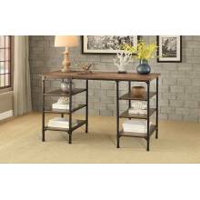 Millwood Counter Height Writing Desk - Distressed Weathered Ash