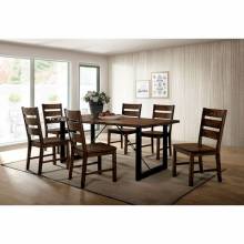 DULCE 7PC SETS DINING TABLE Walnut finish