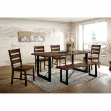 DULCE 6PC SETS DINING TABLE Walnut finish