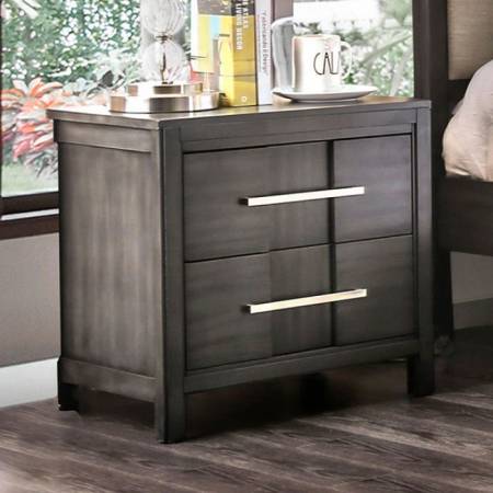 BERENICE NIGHT STAND Gray