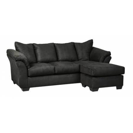 75008 Darcy Sofa Chaise Black