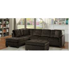Emilio Reversible Sectional Sofa  with Ottoman