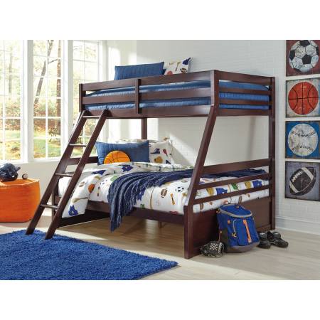B328Y Halanton Twin/Full Bunk Bed Panels + Ladder and Bunk Bed Rails