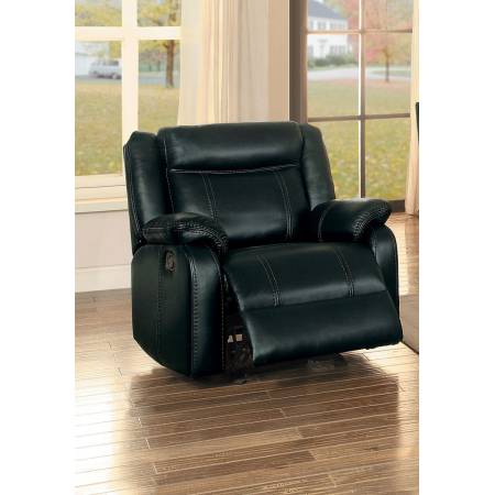 JUDE Glider Reclining Chair Black