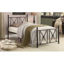 LIA Full Metal Platform Bed Black