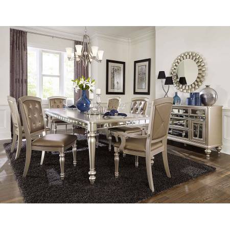 ORSINA Group 7 Pc Dining set Silver