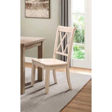 JANINA Side Chair, White