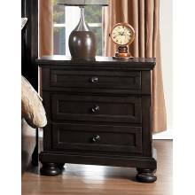 BEGONIA Night Stand with Hidden Drawer Transitional