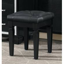 ALLURA Vanity Stool Black