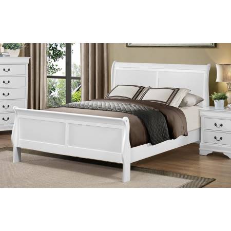 Mayville Full Bed - White